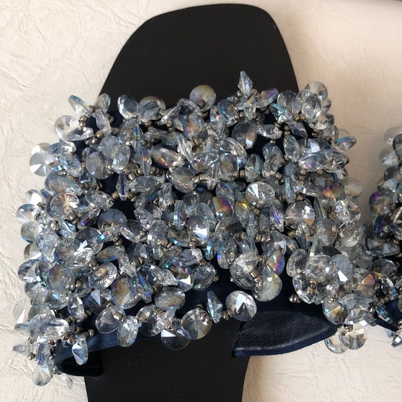 Tory Burch Crystal Embellished Sandals - Picture 8 of 10